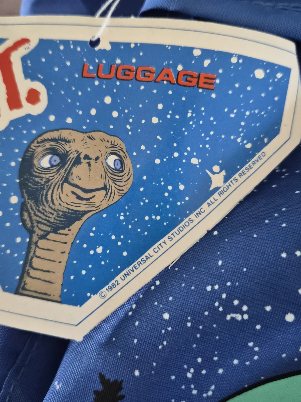 E.T. & Me Rainbow Moon Graphic Blue Hoodie
